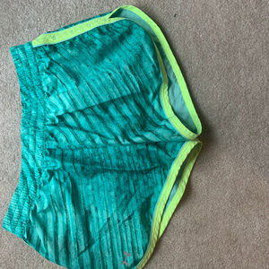 Medium Green Under Armour Athletic Shorts